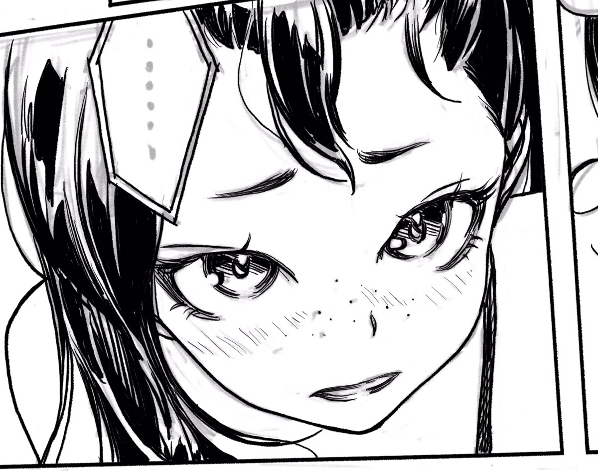 快感チェンジ13話2部進捗02 鏡花顔アップ