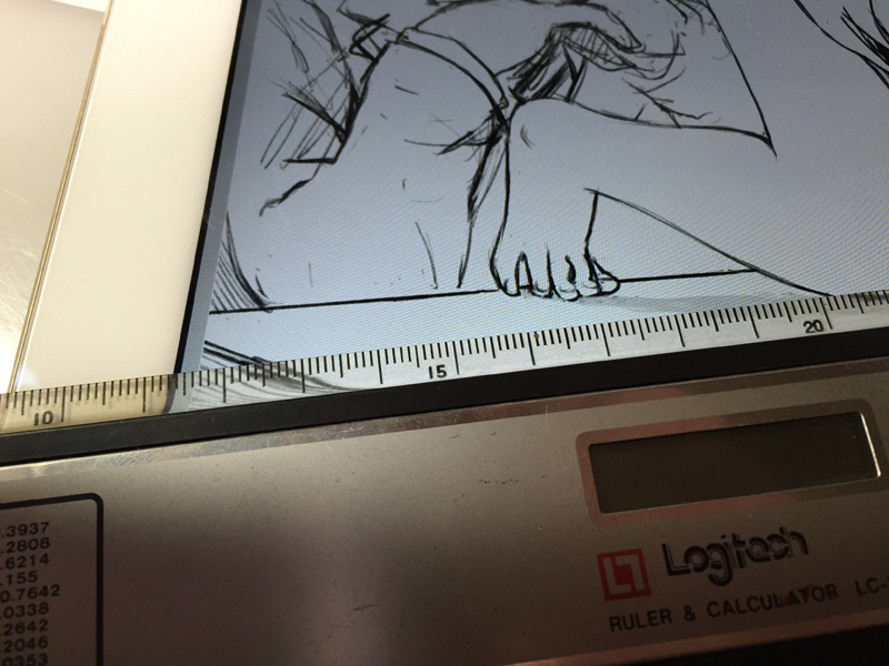 iPad Pro ではものさしも使える