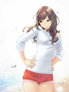 ビーチホットパンツ真悠さん