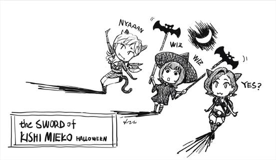 “We are in Halloween style” - the Sword of KISHI MIEKO -