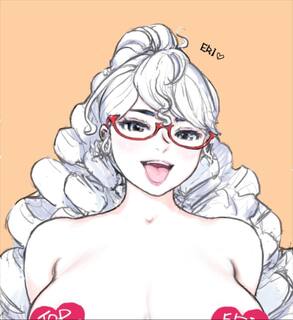 えりちんバストアップスペシャル・カラースケッチ。フルバージョンは別の場所にある