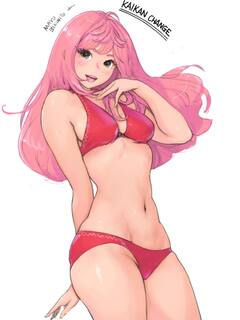 ピンク髪真悠さん赤ビキニスペシャル2026冬