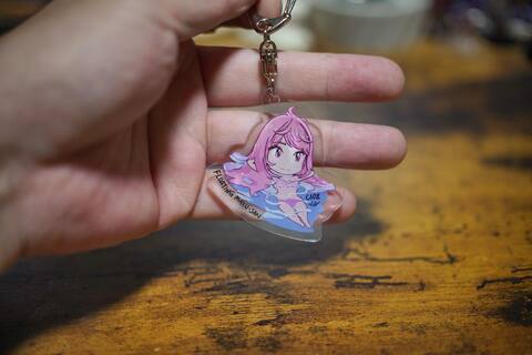 C108新作・真悠さんアクリルキーホルダー無事着弾。会場に持って行きます〜