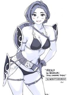 “Mieko The Warrior: Those Charming Thighs”
